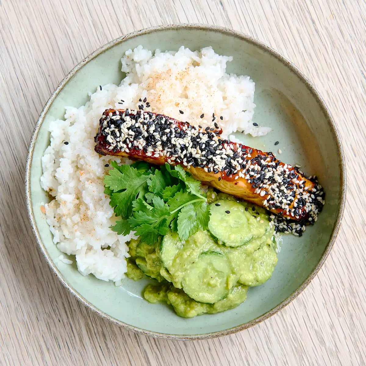 Sticky Miso Salmon Bowl